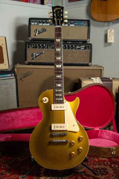 2022 Gibson Custom 1956 Les Paul Standard Goldtop Murphy Lab Ultra Light w / OHSC