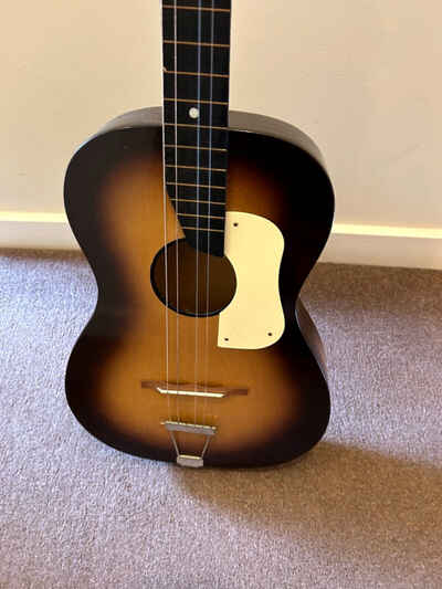 Kay Kansas Brown Sunburst Wooden 6 String Vintage Acoustic Guitar