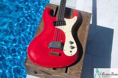 Vintage 1965 Mosrite of California "The Ventures" 4 String Bass