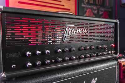 Framus Cobra 3-Channel 100-Watt Guitar Amp Head w /  modded black panel