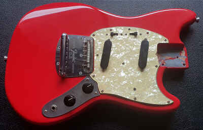 1970 Fender Mustang Loaded Body Dakota Red Refinish