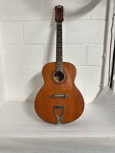 EKO Rare Model  12-String Acoustic Guitar  With Tailpiece