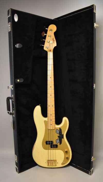 777 Guitars Custom "Mary-Kaye" P-Style Bass Blonde w / HSC