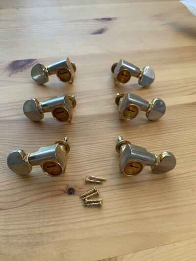Vintage Ibanez Velvetune Tuner / Machine Heads, Gold 1976-77