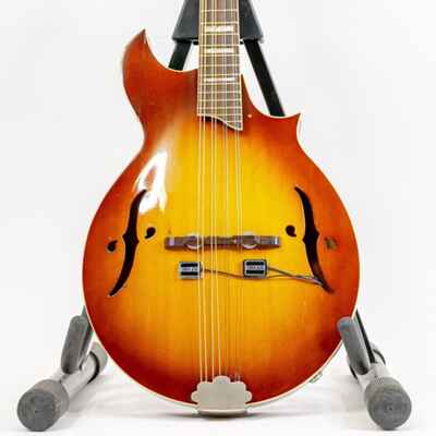 1972 Harmony H-35 Mandolin w /  Hot Wires Piezo Pickups, Tobacco Sunburst Finish