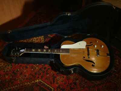 1958-62 Harmony H1457 Monterey Archtop Acoustic Restored with Neck Reset