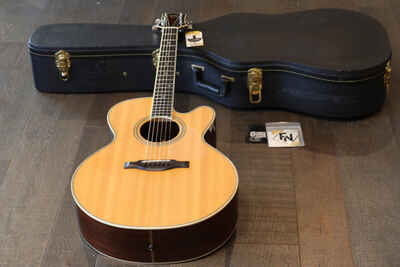 Vintage! 1982 Santa Cruz F-36 Natural Acoustic Cutaway Guitar + Hard-Case