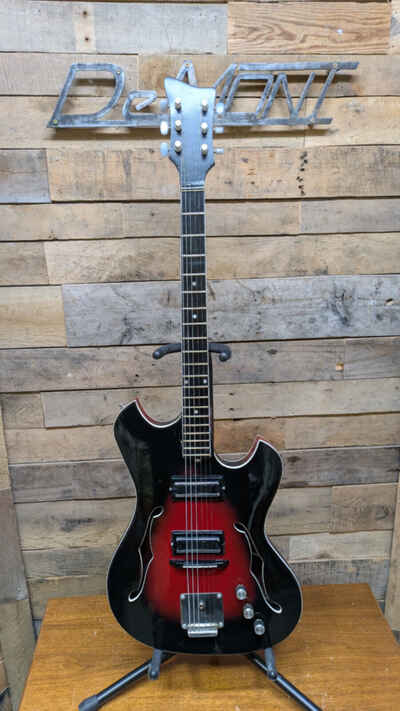 Vintage Cremona Orpheus Bulgarian Soviet Electric Semi Hollow Guitar