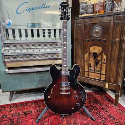 1982 Epiphone Riviera Promotional Card >> Vintage Guitar and