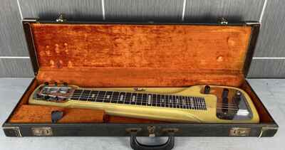 Vintage 1950s Fender Champ Lap Steel Electric Guitar 1952 With Fender Latch Case