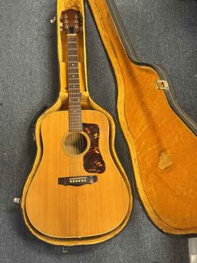 1972 Guild G37 Bld Acoustic Guitar With Case Read