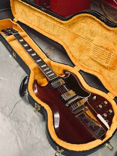 Gibson Murphy Lab 1964 SG Standard w /  Maestro Vibrola Cherry Red Ultra Light Age