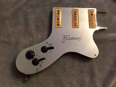 Vintage FRAMUS ARCHTOP Chrome METAL PICK GUARD - 3 pickups - Great Condition!