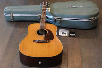 Vintage! 1972 Martin D-18 Natural Acoustic Dreadnaught Guitar + OHSC