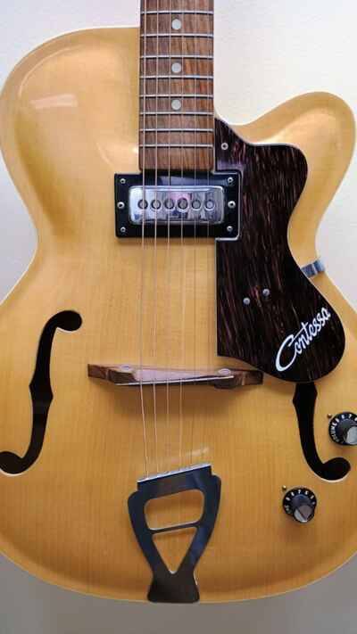 Vintage Contessa HG-11 Hollowbody  Archtop - New Hard Case - Excellent Condition