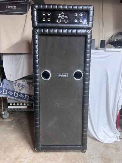 Vintage Kustom K200 B-1 Tuck and Roll Bass Amp (NICE)