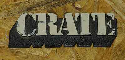 Original 1982 CRATE Model CR-160 Guitar Amplifier BADGE
