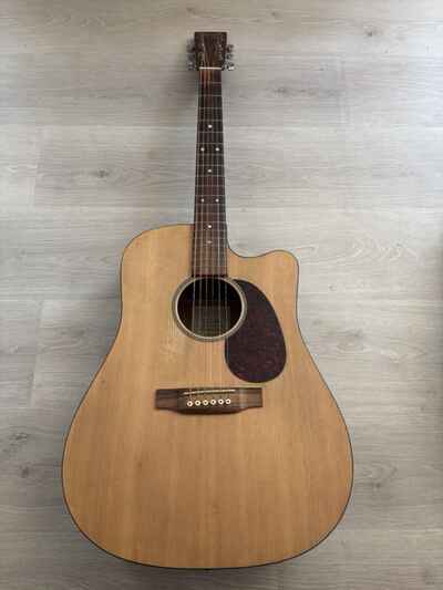 Vintage Martin DCME Cutaway Dreadnought Natural Guitar w /  Softshell Case