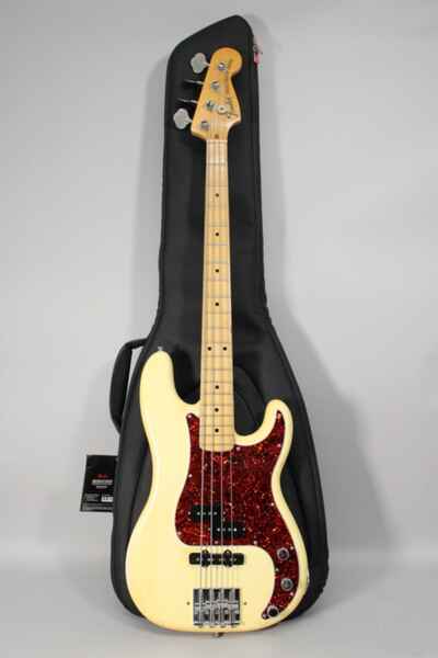 1975 Fender Precision Bass Olympic White Modified w /  Gig Bag