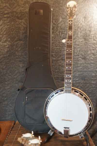 Vintage MADE IN JAPAN Aria Pro 2 Masterclone 5 string Banjo