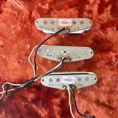 FENDER STRATOCASTER PICKUP SET 1969 RI - wound by ABIGAIL YBARRA 1999 Great Ones