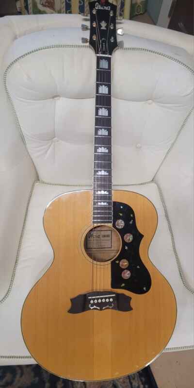 1970??s Ibanez Concord Jumbo E-698M Maple (Pre-Lawsuit Era J-200 Style Acoustic)