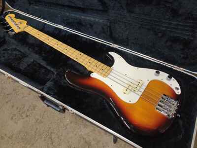 Fender American Standard Precision Bass Guitar 1983 E3 Vintage USA P-Bass & Case