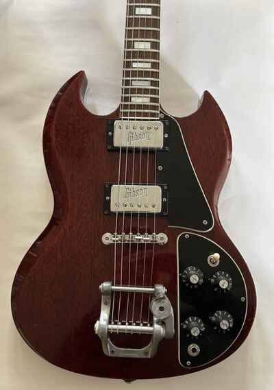 Vintage Gibson SG Deluxe 1972 With Shaped Original Case