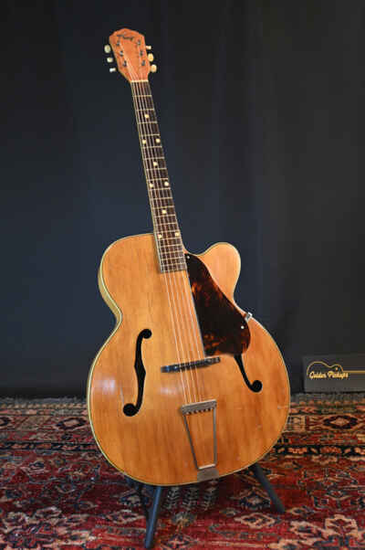 1950s Kay K1 Jumbo Archop Acoustic Jazz Guitar - Blonde Spruce Top