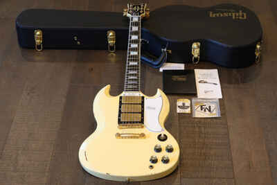 Gibson 1961 Les Paul SG Custom Made 2 Measure Aged Olympic White + COA OHSC