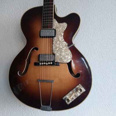 Höfner 4560 German Vintage Thinline Archtop Jazz Guitar from 1960