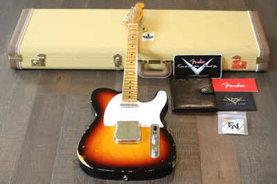 Fender CS Inspired By Joe Bonamassa Special Mod 1955 Tele Relic Sunburst + OHSC