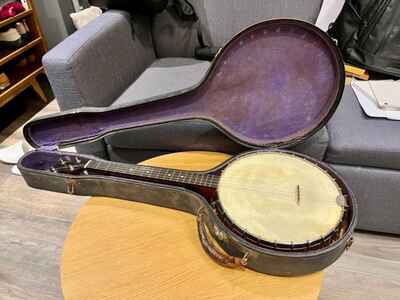 1926 VEGA Banjo, Style F, 4-string - original Jos. B. Rogers Jr. skin head