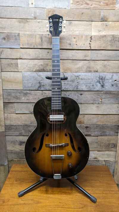 Harmony H51 Vintage 1950s Electric Jazz Guitar w /  Gibson P-13 pickup