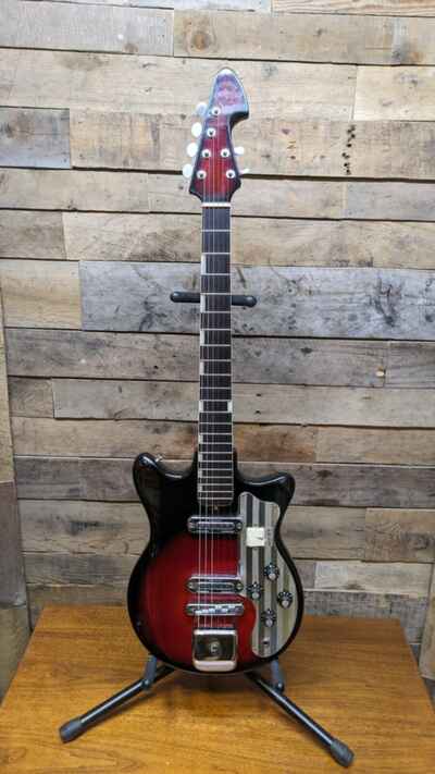 Teisco ET-200 Rare 6x2 Red Vintage MIJ Electric Guitar