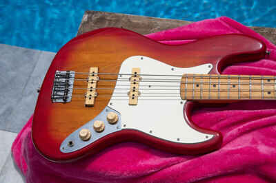 Classic 1983 Fender Jazz Bass 3-Bolt with Ash Body & Bound Maple Fretboard