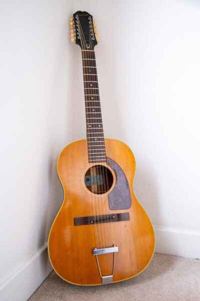 1967 Epiphone Kalamazoo FT85 Serenader 12-String Guitar Good Condition