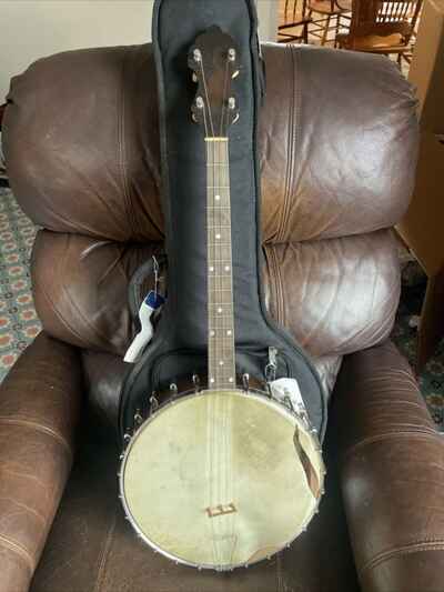 Bacon Orchestra Tenor Banjo Head Broken As Is Project