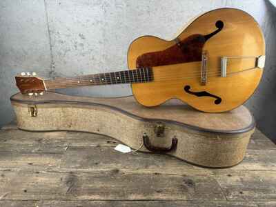 Rex Lancer Archtop Acoustic Guitar Vintage