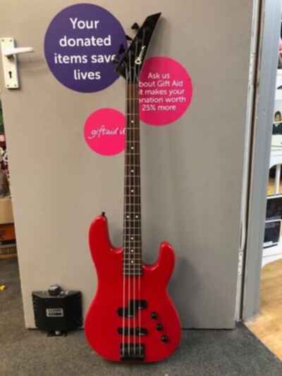 Electric Bass Guitar Charvel Jackson Model 2B Red, 1980