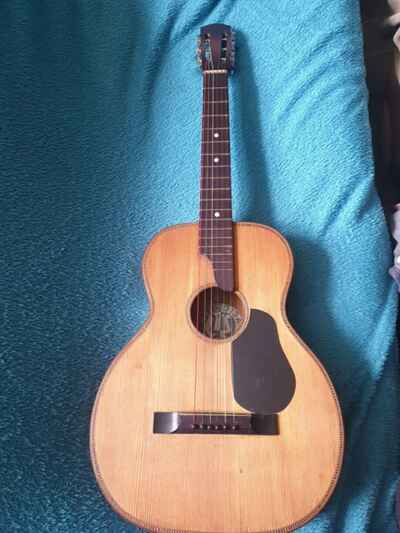 Vintage Acoustic Guitar! 1950s! Slovenian! 6 string! Melodija Menges! 7 / 8!