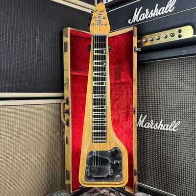 1960 Gibson Skylark Vintage Lap Steel Electric Guitar W /  Original Tweed Case!
