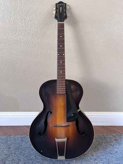 Archtop, Guitar, Vintage, Epiphone, Zenith, Jazz, Sunburst, Rare,