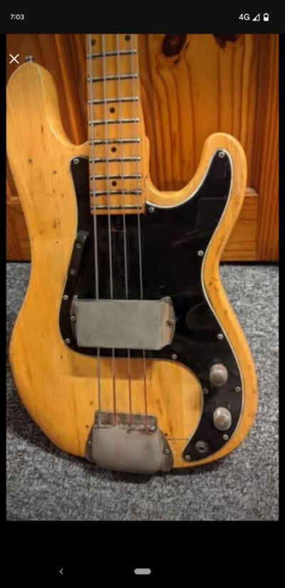 Hondo P Bass Guitar Circa 1973