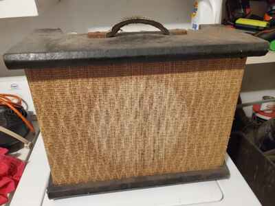 Silvertone 1459 Amplifier 1960s amp Sears Roebuck 185 10201 117v Vacuum Tube