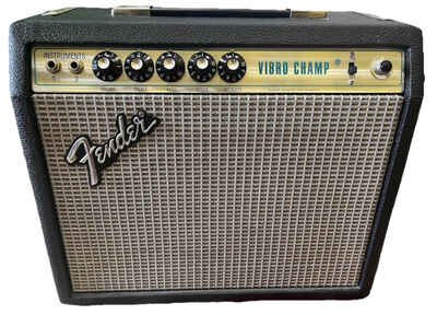 Vintage 1979 Fender Vibro-Champ Guitar Amplifier W / case