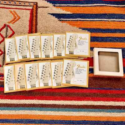 Vintage 1960s Fender NOS Guitar Strings (G-6th No 1406) Pack of 12 Circa 1966