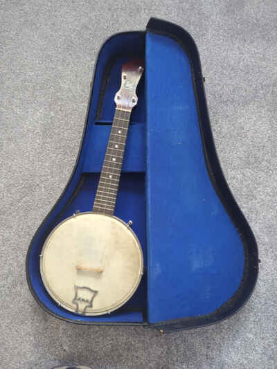 Vintage John Grey & Sons, London Broadway Banjolele With Case
