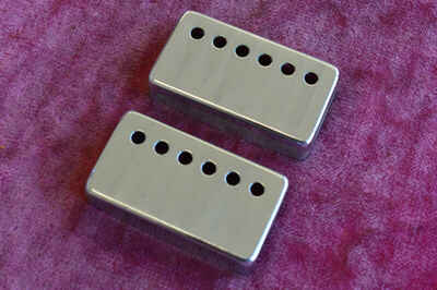 Vintage Gibson 1965 Chrome Patent Sticker PAF pickup cover set 1966 69 ES-335 SG