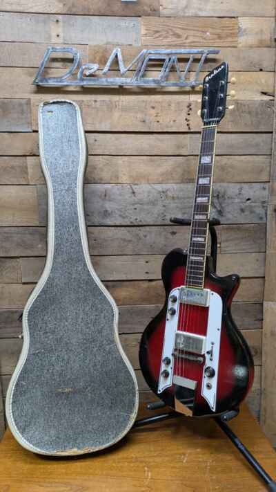 1962 Vintage Supro Airline Town & Country Electric Guitar w /  Case